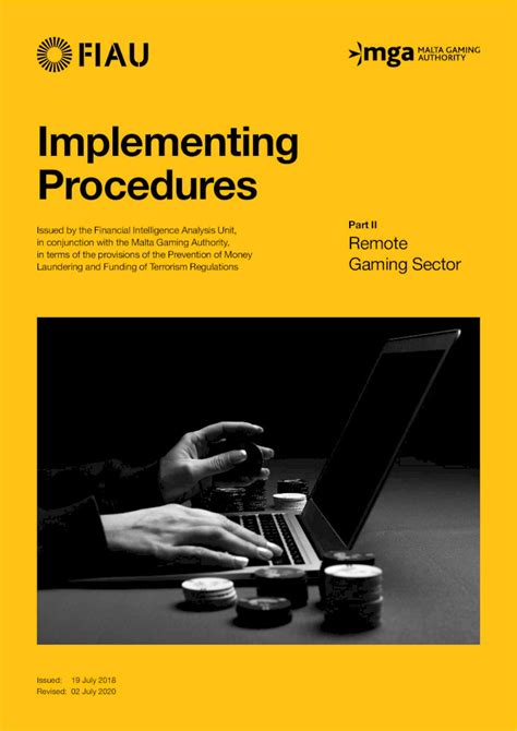 Implementing Procedures Part II Remote Gaming Sector .
